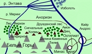 Карта Анориэна